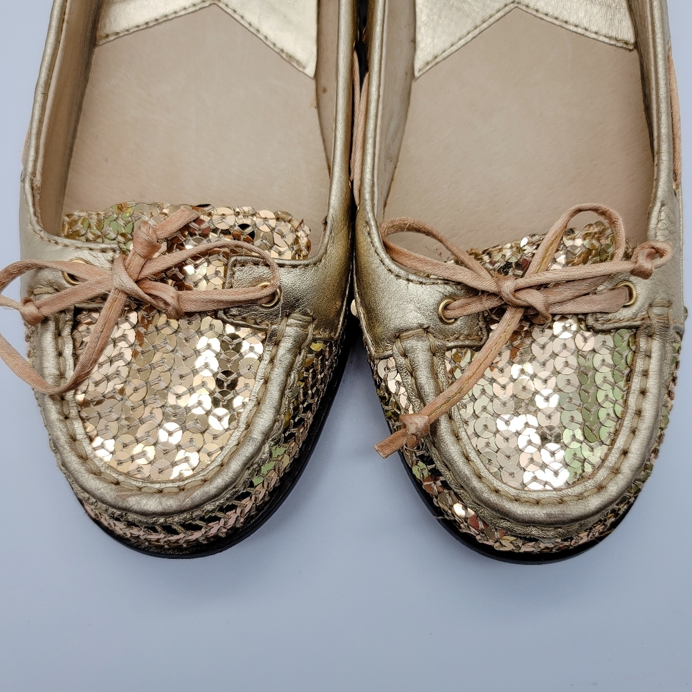 Michael Michael Kors Rose /Gold Sequin Loafers - Picture 7 of 16